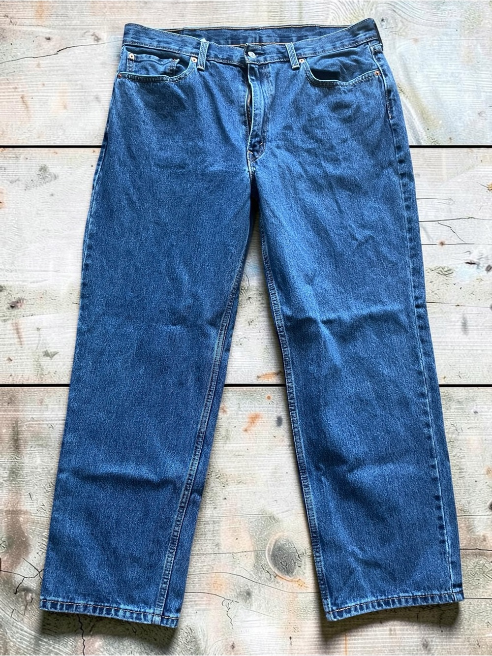 Levi's 550 Men's Relaxed Fit Blue Jeans Size 38x30